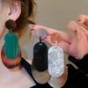 Acrylic Geometric Pendant Earring Hypoallergenic Exaggerated Round Oval Earrings Lightweight Exquisite Earrings for Women