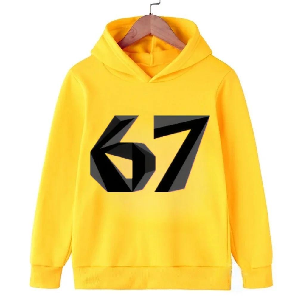 Spring Autumn 67 Men's Hoodie Casual Women Pullover Fashion Funny Comfortable Sweatshirt Outdoor Casual Clothing
