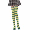 Für Frauen und Mädchen über kniehohe elastische gestreifte Strümpfe, warm, lang, Cosplay-Strumpf, Anime, mehrfarbig