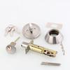 Door Knob Lockset with 3 Keys Privacy Handle Bedroom Bathroom Handle Lockset Stainless Steel Polished Door Knob Set