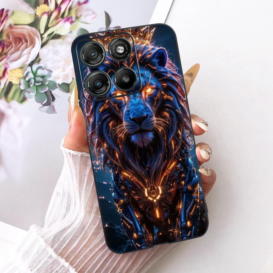 Für Motorola Moto G15 Power Case MotoG17 Luxuriöses Schmetterlingsbemaltes Cover Weiche TPU Handyhülle Für Motorola G17 Power MotoG15 Hülle