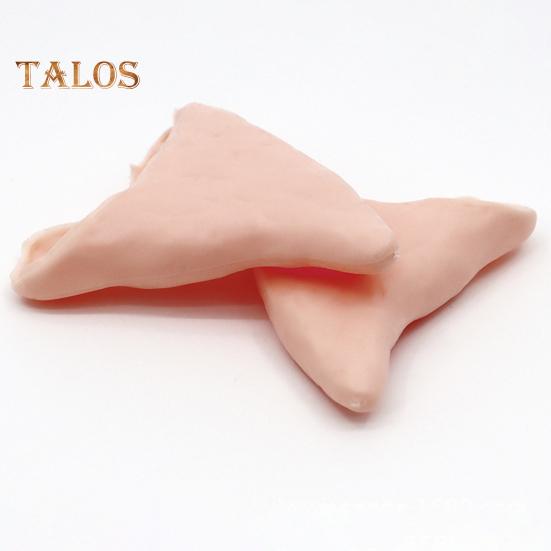 1 Pair Fake Elf Ears Latex Cosplay Ears Props Reusable Fairy Pixie Pointed Ears for Costume Parties Accessories Photo Booth Props