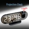 Smart LED Projection Alarm Clock with Temperature Display