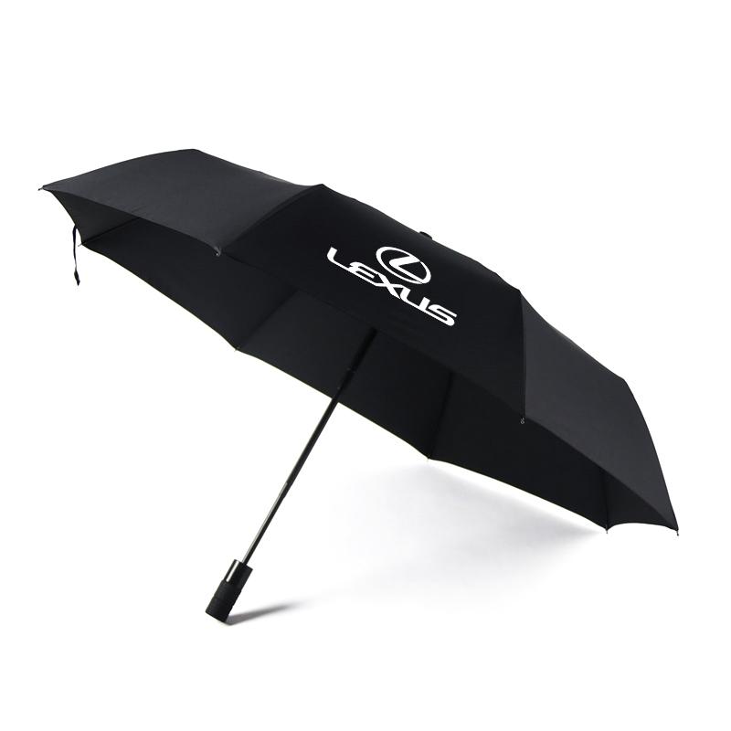 2026 Hot Interior Stickers Car Emblem Umbrella Lexus Business Automatic Folding Umbrellas For Lexus GS IS LS500h ES260 ES300h RX