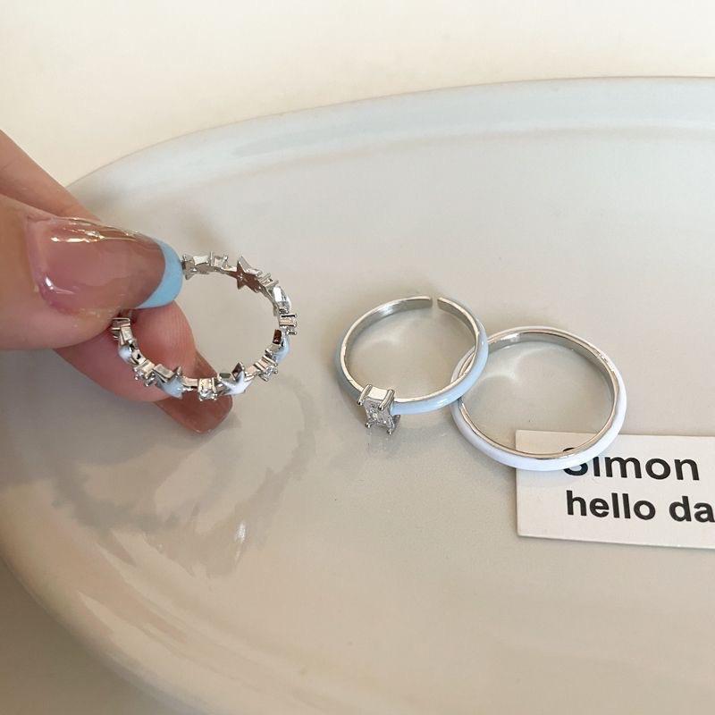 Star-shaped Ring for Women, A Niche Design, Open Style, Index Finger Ring, Light Luxury, High-end Feeling, Finger Ring