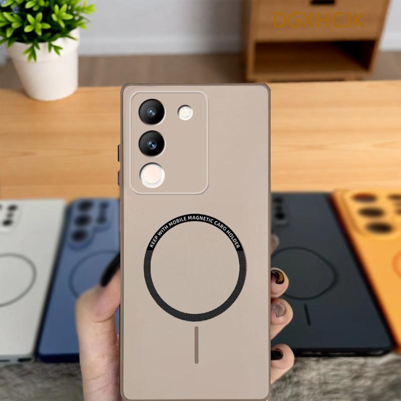 For Vivo V29e Case Vivo V30 Lite 5G Phone Case vivo Y200 5G Cover Vivo V29E Shookproof Color magnetic hard Silicone back cover