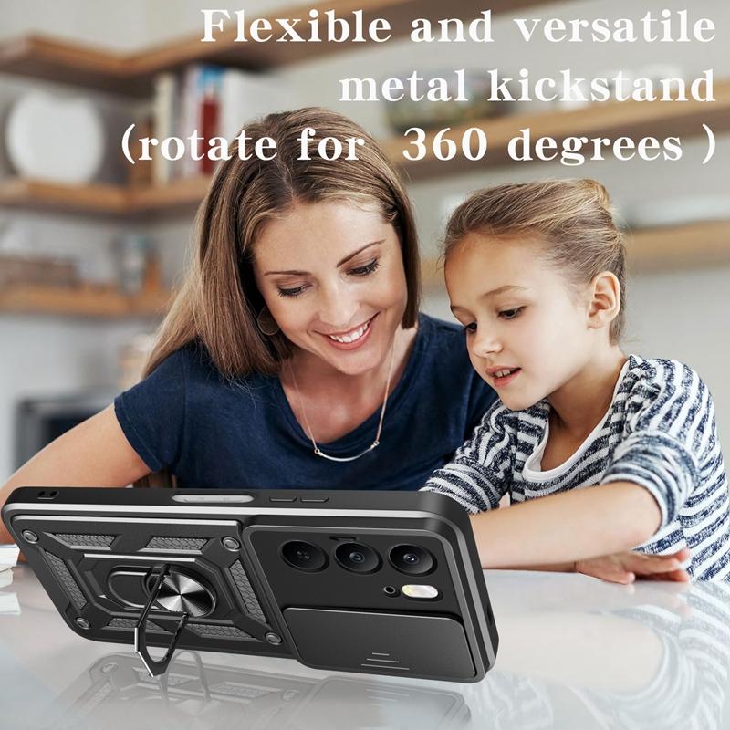 For OPPO Realme C75 C 75 Realme 14X 14 X 4G Case Car Magnetic Ring Holder Slide Camera Armor Shockproof For RealmeC75 Realme14X