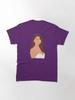 Selena Gomez Lineless Illustration Klassisches T-Shirt