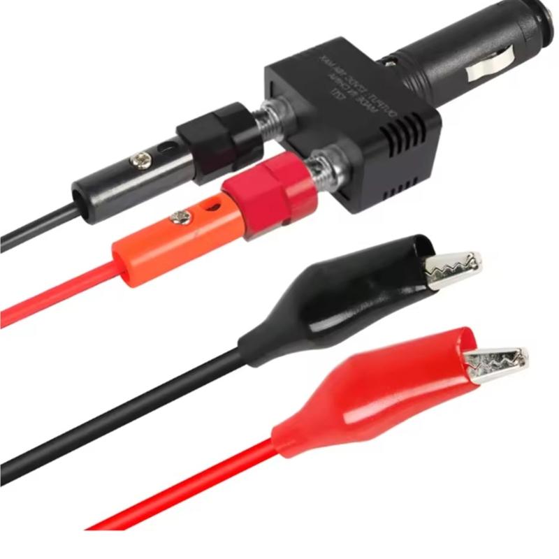 2Pcs Multimeter Testing Cable Test Probes Leads Wire Cable Banana Plug To Alligator Clip Test Leads Double Probes