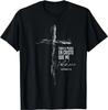 Regalos Cristianos Versos Filipenses 4 13 Christian Spanish T-Shirt 100% Cotton O-Neck Short Sleeve Summer Casual Mens T-shir...