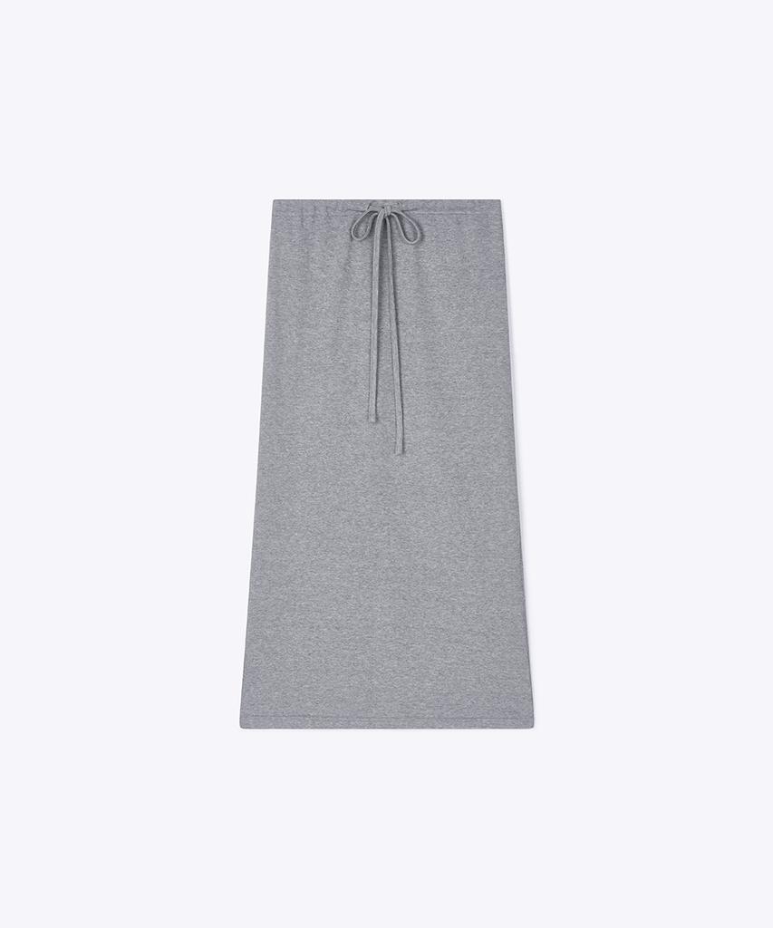 320 Showroom Daily Banding H-Line Long Skirt Gray