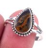 Natural Pietersite Gemstone Handmade 925 Solid Sterling Silver Ring Size 9 p1L45