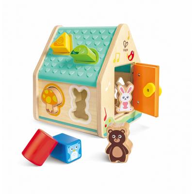 Hape Forest House Shape Box 15.2 X 18.5 X 24.3cm Ages 3 and Up Wooden Play Toy E0515
