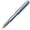 Platinum Plaisir Fine Nib Fountain Frosty Pen, Blue, PGB-1000B#57-2