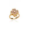 Classic Twist Chain Open Rings For Women Zircon Stainless Steel Geometric Twist Wrapped Couple Ring Wedding Aesthetic Jewelry