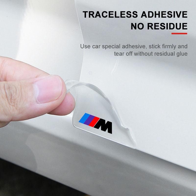 2 ks Priehľadný kryt rohu dverí auta Nálepka na ochranu proti poškriabaniu Pre BMW M E34 E36 E60 E90 E46 E39 F10 F20 F30 X5 X6 X1 M3 M5 M6 E71 F01 F02 F87