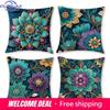Exquisite Floral-Printed Pillowcases: Enhance Your Space With Enchanting Designs Sofa Cushion Cover Home Room Decoration