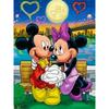 Disney Diamantmalerei Mickey Minnie Romantisches Date Thema Illustration DIY 5D Cartoon Mosaik Kreuzstich Geschenk Raumdekoration