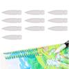 Lot de 5/10 pointes de rechange pour marqueurs acryliques liquides : poils souples en nylon, largeur de trait de 1 à 5 mm, pour dessin et coloriage.