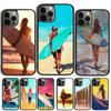 HAWAII STRAND SURF MÄDCHEN SURFEN KUNST Handyhülle Für iPhone 17 Air 14 15 16 13 12 Hülle Für Apple Pro Max Plus