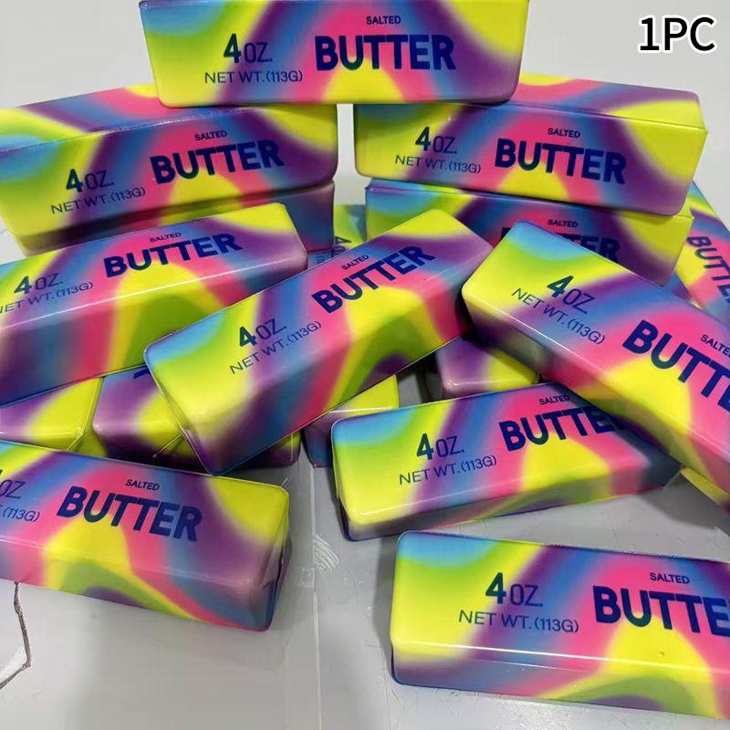 Simulated Squeeze Butter Stress-relieving-toys Squishy Fake Baozi Fun Pinch Uncompressed Fidget Toys Playsetss Popular Children Favor Gift Present