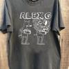90er Nachdruck Alex G Klassischer Stil Anthrazit T-Shirt S 5XL
