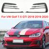 Car Front Bumper Fog Light Frame Cover For VW Golf 7.5 GTI 2018 Front Fog Lamp Frame Running Light Foglight