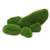 5 Size Artificial Moss Rocks Decorative Resin Green Moss Balls Moss Stones Green Moss Covered