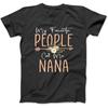 Mina Favoritpersoner Kallar Mig Nana Mors Dag Blommig T-shirt EAT Dam Herr Långärmad Tröja Huvtröja Svart