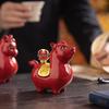 Chinese Ceramic Tang Horse Ornament Pair - Zodiac Year Desktop Decoration