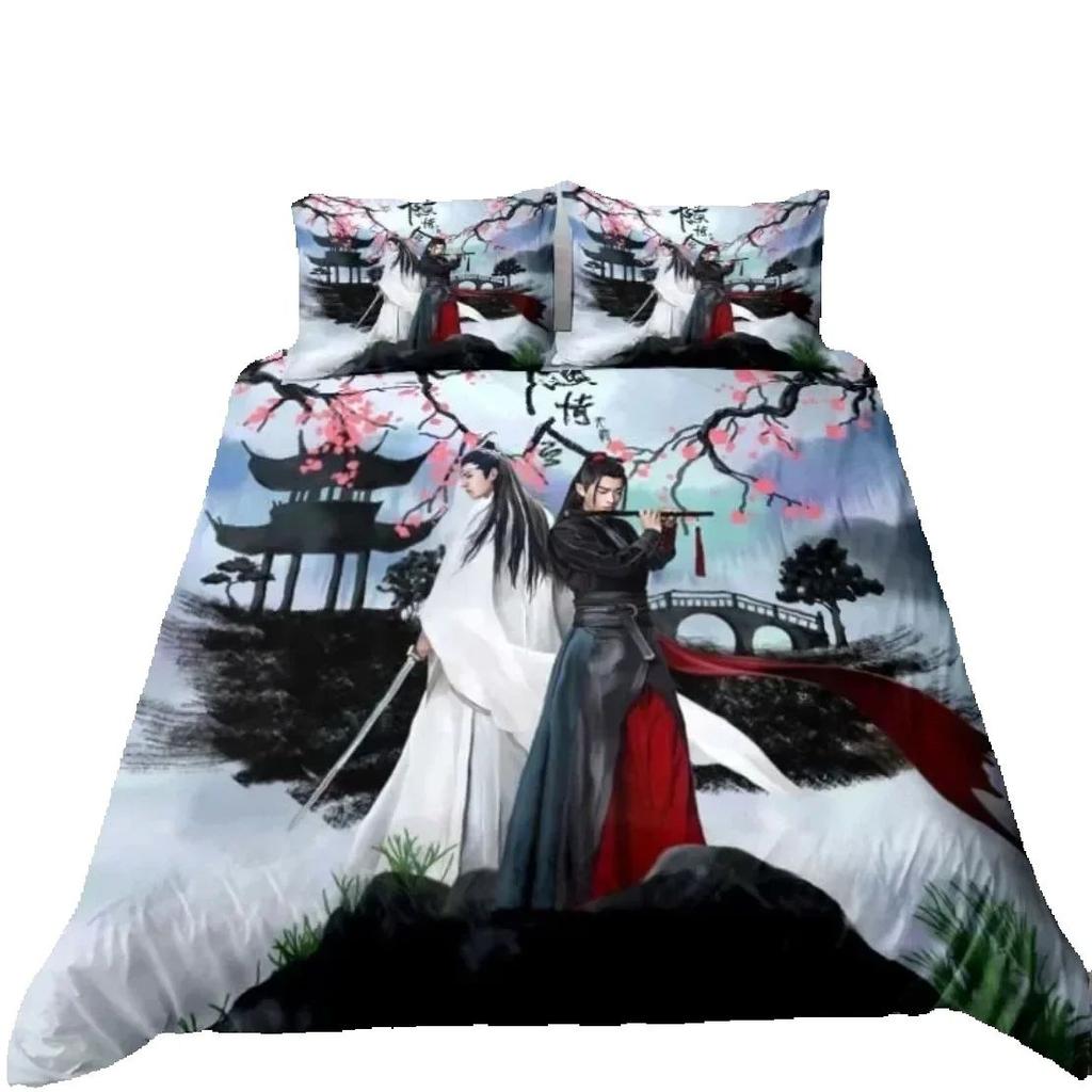 Set Biancheria da Letto Dramma Selvaggio Xiao Zhan Wang Yi Bo Biancheria da Letto per Ragazzo Ragazza Set Decorazione Casa Singolo Twin Full Queen King Size