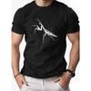 Europese Maat Heren Zomer Casual T-shirt met Biddende Mantis Print | Ronde Hals, Lichte Stretchstof, Perfect voor Strand, Weekend, Sport, Hardlopen