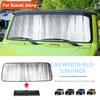 Car Front Window Sunshade UV Protection Shade Sun Protector Windshield Visor Cover For Suzuki Jimny JB64 JB74 JB64W JB74W +