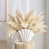 White Vinyl Shell Flower Vase Modern Pleated Flower Holder Container Home Office Table Centerpiece Decorative Floral Plants Vase