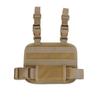 Tactical Drop Leg Platform Hunting Thigh MOLLE Rig with Adjustable Belt & Thigh Straps for Universal Holster