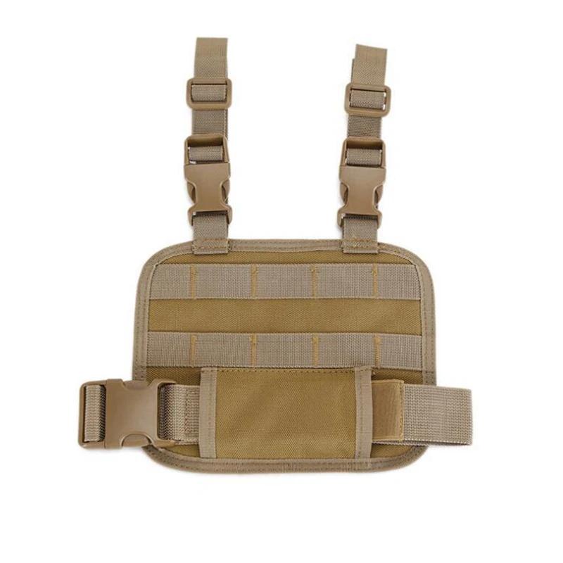 Tactical Drop Leg Platform Hunting Thigh MOLLE Rig with Adjustable Belt & Thigh Straps for Universal Holster