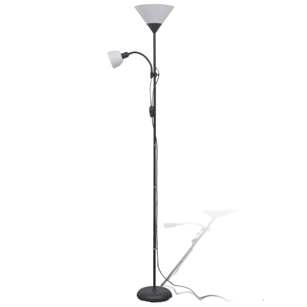 VidaXL Stehlampe Schwarz