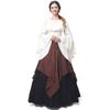 2022Wish Women's Renaissance Long Sleeve Medieval Party Dress