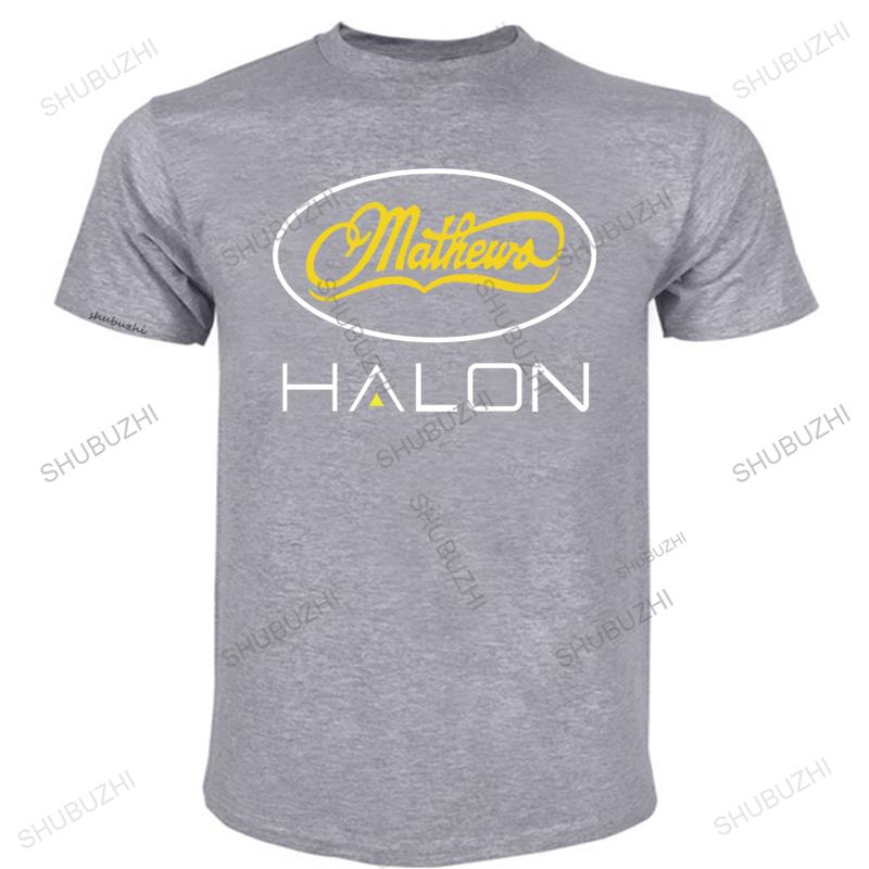 t shirt Mathews Halon Bows Archery Shooting Black Mens Round Neck Short Sleeves Casual Tshirt fashion teeshirt homme tops