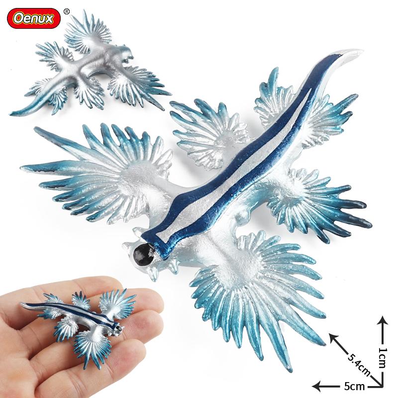 Oenux Animale din Viața Marină Coral Caracatiță Nautiloidee Crabul Steaua Mării Model Ocean Figurine de Acțiune Colecție Educațională Jucărie Cadou Copil