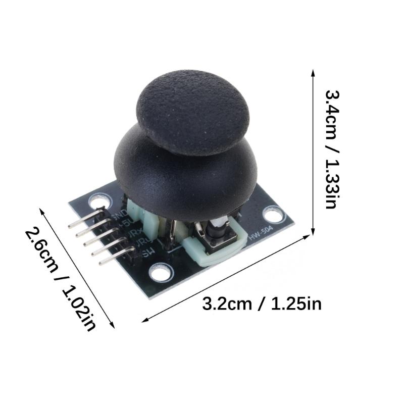 Pack Of 6/12 Two Axises Analogs Joysticks Module With Push Button For Robotics Drones Projects