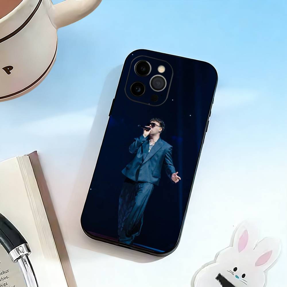 Singer Q-Quevedo Phone Case For iPhone 17, 16,15,14,13,12,11 Plus,Pro Max, Others Soft Black Cover