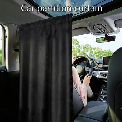 Sun Shade Privacy Curtain Partition Protection Curtain Taxi Car Isolation Curtain Car Accessories Commercial Vehicle 2Pcs/Set