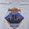 Maglietta Vintage Hard Rock Cafe Uomo Taglia L New York City Skyline Punto Singolo Anni '90