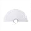 50pcs Oval False Display Nail Art Fan Wheel Practice Board Tip Stick Nail Powder Glitter Color Chart