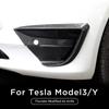 Dla Tesla Model 3 Y Samochód Thunder Modyfikowany Nóż Powietrzny Naklejka Dekoracyjna ABS Karbonowa Pokrywa Ochronna Akcesoria Nóż Powietrzny Samochodowy