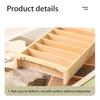 Poppenhuis Mini Boekenkast Plank 1/12 Schaal Wit Modern Woonkamermeubilair voor Poppenhuis Bibliotheek Kantoor Decor Miniatuur Houten Display Stand