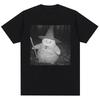 Fet Trollkarlskatt Rolig Meme Grafisk T-shirt Trend Humor Skämt Nyhet Män Kvinnor Kortärmad Oversized 100% Bomull Vintage T-shirt