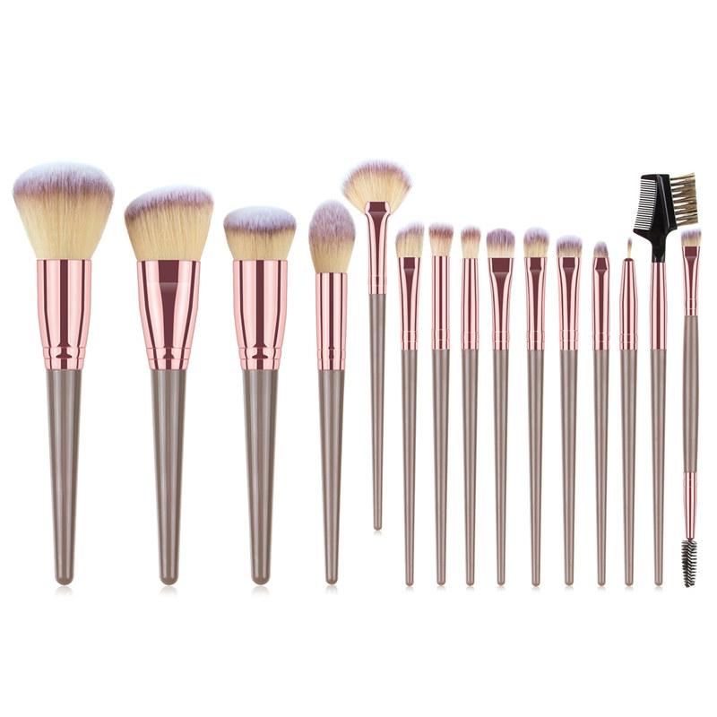 Set de pensule profesionale pentru machiaj, 7/10/15 bucăți, cu sac pentru fond de ten, fard de pleoape pentru gene, machiaj cosmetic, instrumente de frumusețe GZW