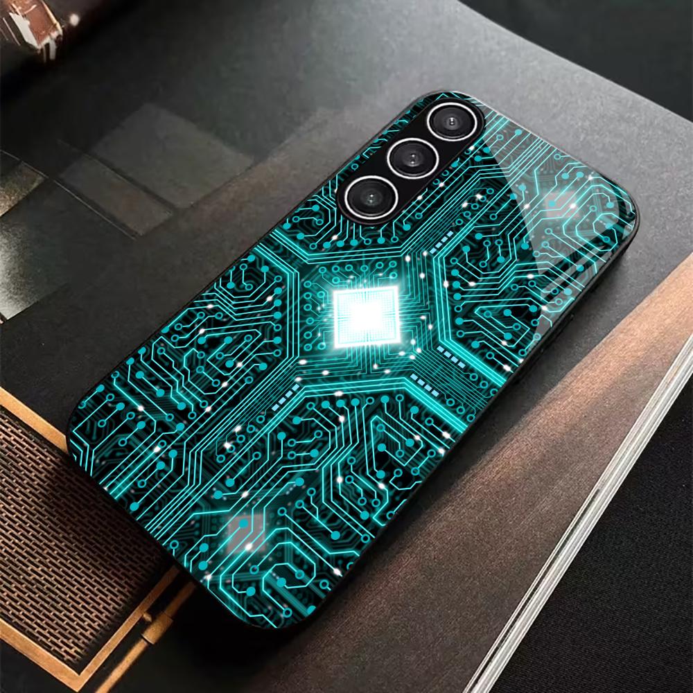 Nádherný luxusný prémiový obal na telefón Sklenený TPU obal na telefón pre Samsung Galaxy S26 S25 S24 S23 S22 S21 FE, Ultra, Plus Odolný voči pádu